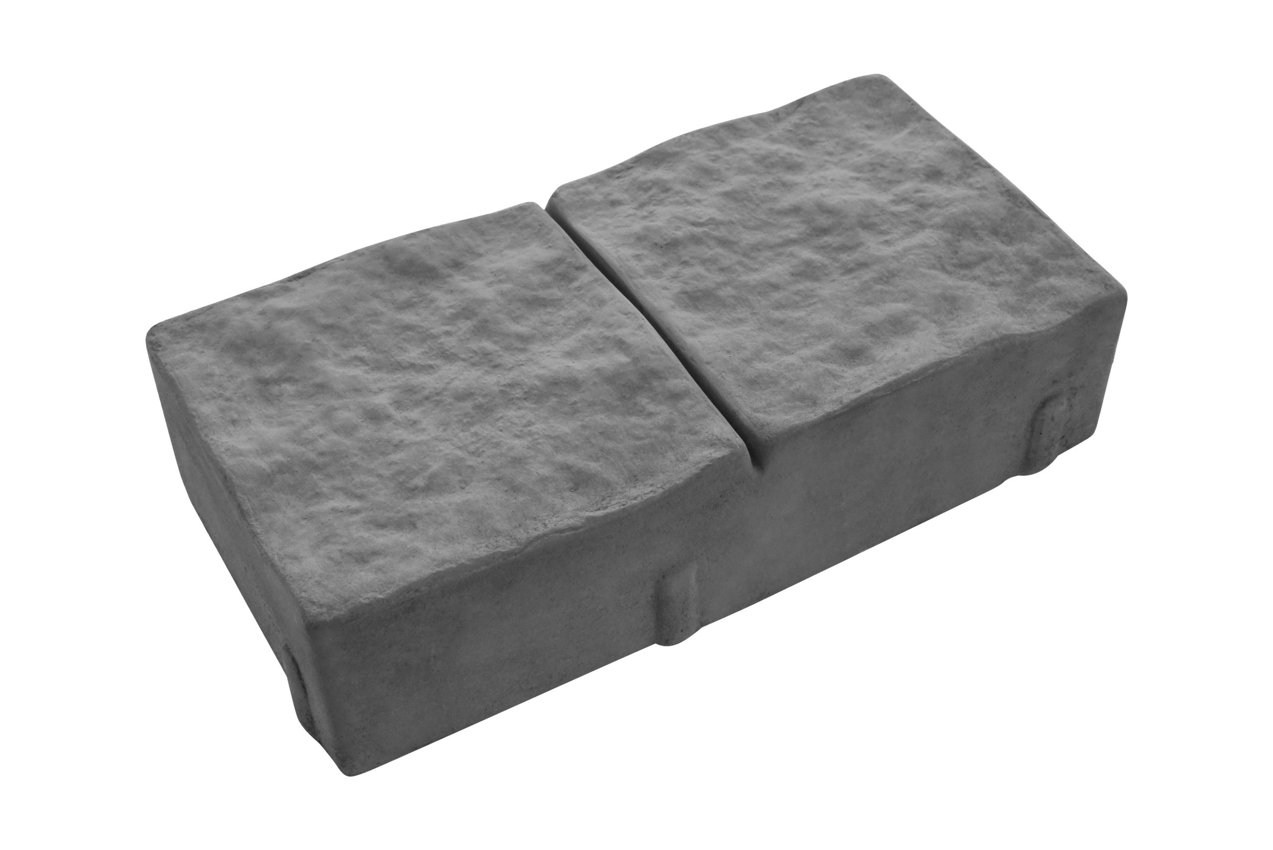 220 x 110 x 50mm Charcoal English Double Cobble
