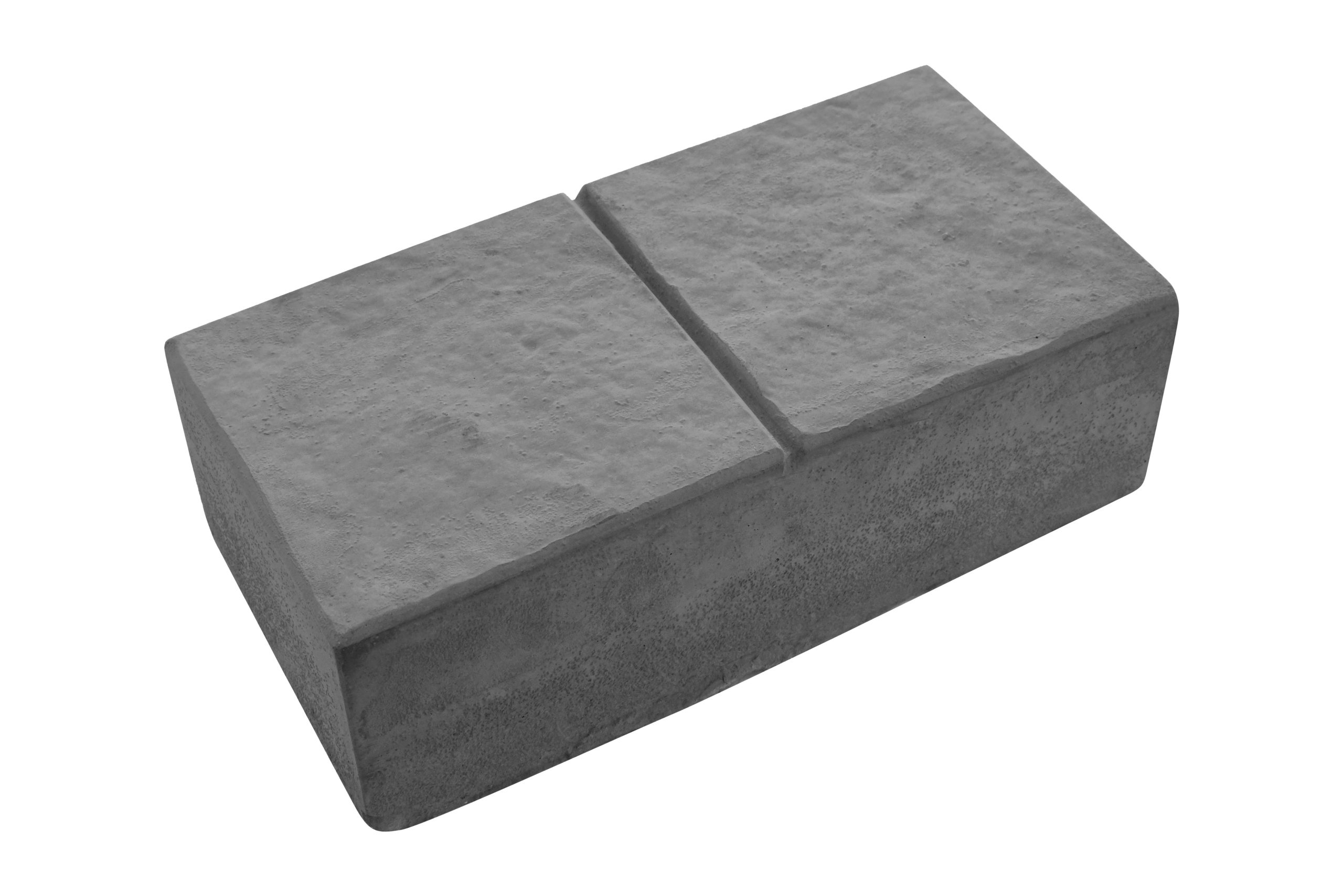 220 x 110 x 70mm Charcoal Plaza Double Cobble